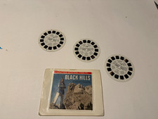 View-Master Black Hills of South Dakota Mount Rushmore 3 Reels Packet Complete