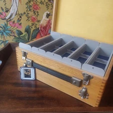 Vintage Kodak carousel 35 mm slide tray holder double sided holds 350 slides