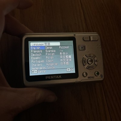 PENTAX Pentax Optio E40 8.1MP Digital Camera - Silver for sale