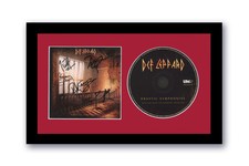 Def Leppard  Signed 7x12 Custom Framed CD Drastic Symphonies COA #2