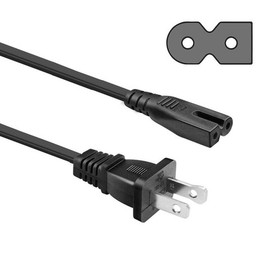 Polarized Nema 1-15 Plug To Polarized Power Cord For PS1 PS2 Fat Sega Saturn