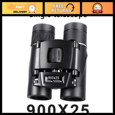 900x25 HD Zoom Binoculars - Powerful Long Range BAK4 Telescope for Hunting Cam