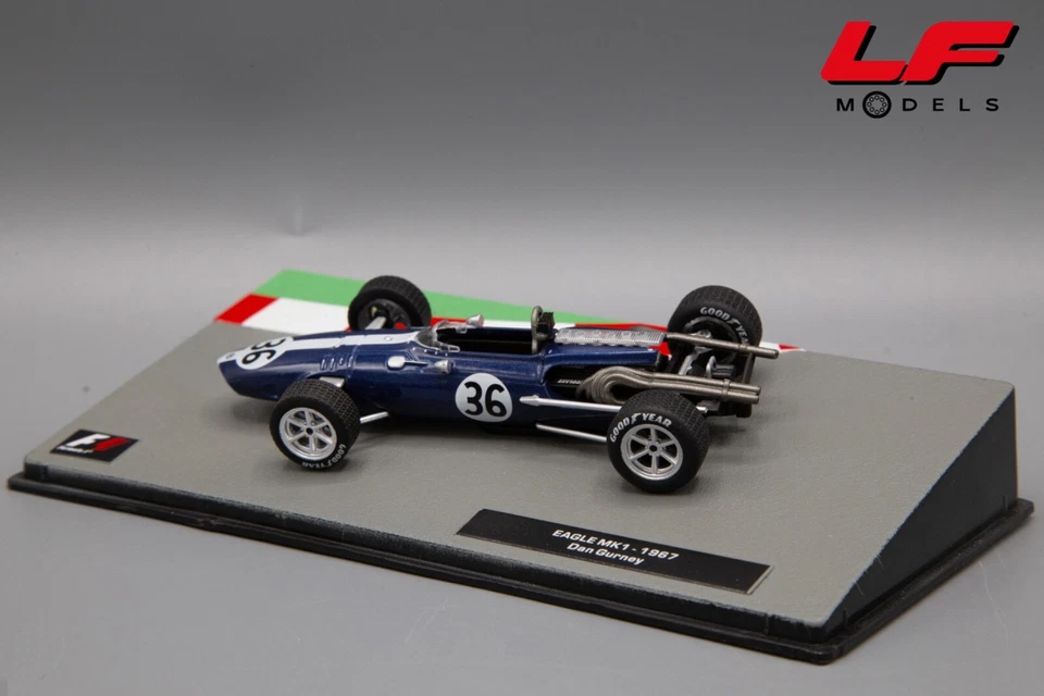 1:43 Eagle MK1 1967 Dan Gurney - F1 Collection - Immagine 2 di 3