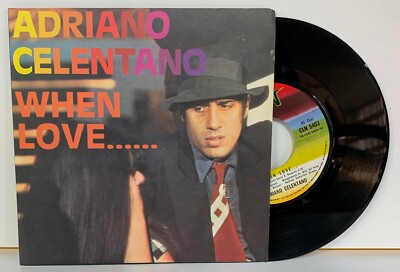 19065 45 Umdrehungen 7'' - Adriano Celentano - When Love... / Somebody save me - 1977