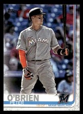 2019 Topps #470 Peter O'Brien Miami Marlins