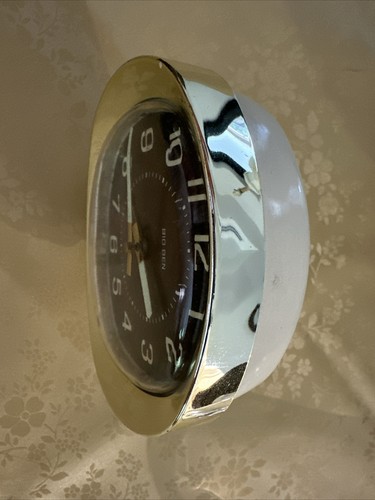 Vintage 1960s 1970s Westclox BIG BEN Wind Alarm Clock - Glows Puppy Friend L@@K - Picture 6 of 10