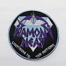 Diamond Head Round Logo  EMBROIDERED PATCH