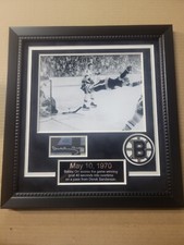  Bobby Orr Hall of Fame Facsimile Engraved Auto Bruins 8x10 Photo