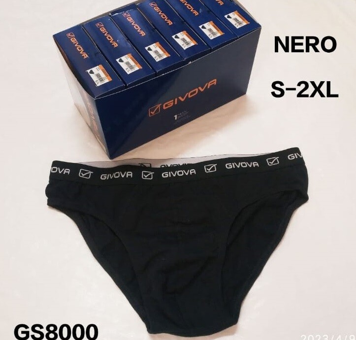 SLIP UOMO GIVOVA GS8000 IN COTONE ELASTICIZZATO ELASTICO