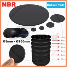 Tarcze gumowe NBR Okrągły panel Grubość 1mm-8mm Średnica tarcz φ5mm do 150mm