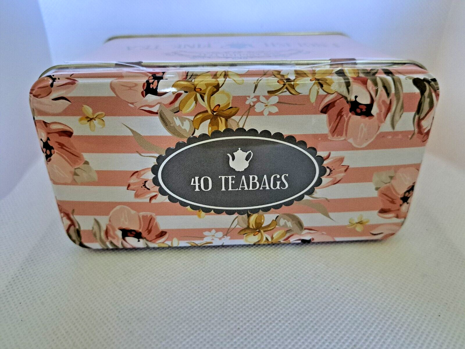 New English Teas Fine English Breakfast Tea 40 Teabags Early Bird Tin Gift Box