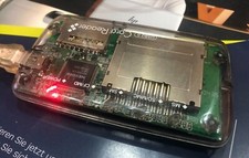 Card Reader usb 2.0 transparent für: MS / SD / MMC / CF / MD mit 5 LED Anzeige