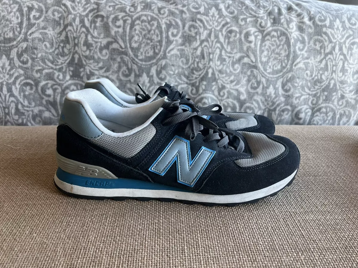 New Balance 574 Classic Running Shoes Navy Leather M574KGM Men s