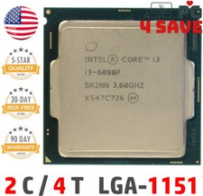 6th Gen Intel Core i3-6098P CPU 3.60 GHz 3MB LGA-1151 Skylake Processor SR2NN