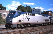 Original Slide: Amtrak P42DC 110 at Palmer, MA