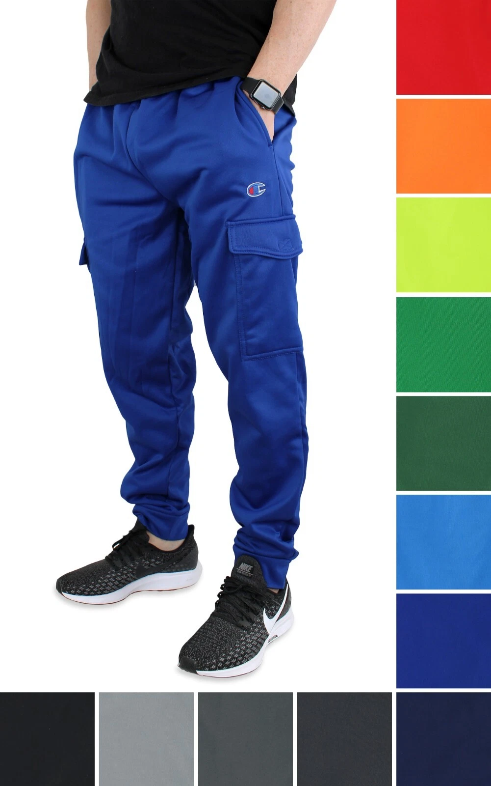 Champion Men's Cargo Sweatpants Taper Leg Four Pocket Active Jogger Workout Pant
Opens in a new wind
