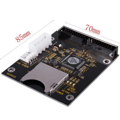 SD To 3.5'' 40Pin Male IDE Hard Disk Drive HDD Converter Card Adapter