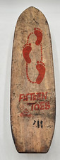 Vintage 1960's Era / Nash MFG. / "Fifteen Toes" #1 / (red) Wooden Skateboard!