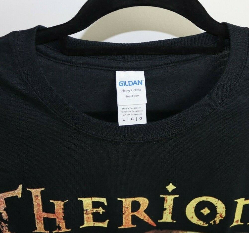 Therion Vovin - Herren T-Shirt - Gildan Heavy Cotton - Schwarz - Größe L 