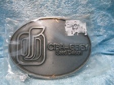 CIBA-GEIGY Seed Division Belt Buckle