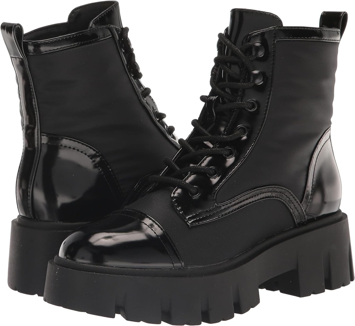 NINE WEST Women's Obri2 Black Patent Ankle Boot Size 11