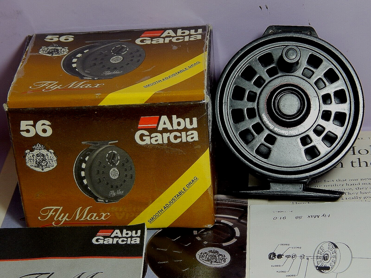 90's vintage ABU Garcia FlyMax 56 dia.3" width 4/5" minty trout fly reel-NOS  | eBay