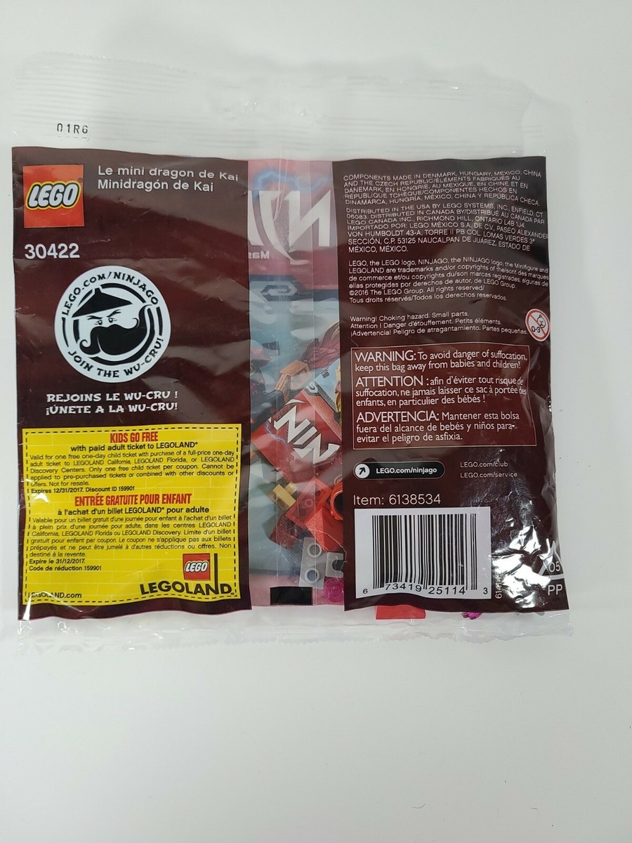 Lego Ninjago Masters of Spinjitzu KAI'S MINI DRAGON 30422 Polybag