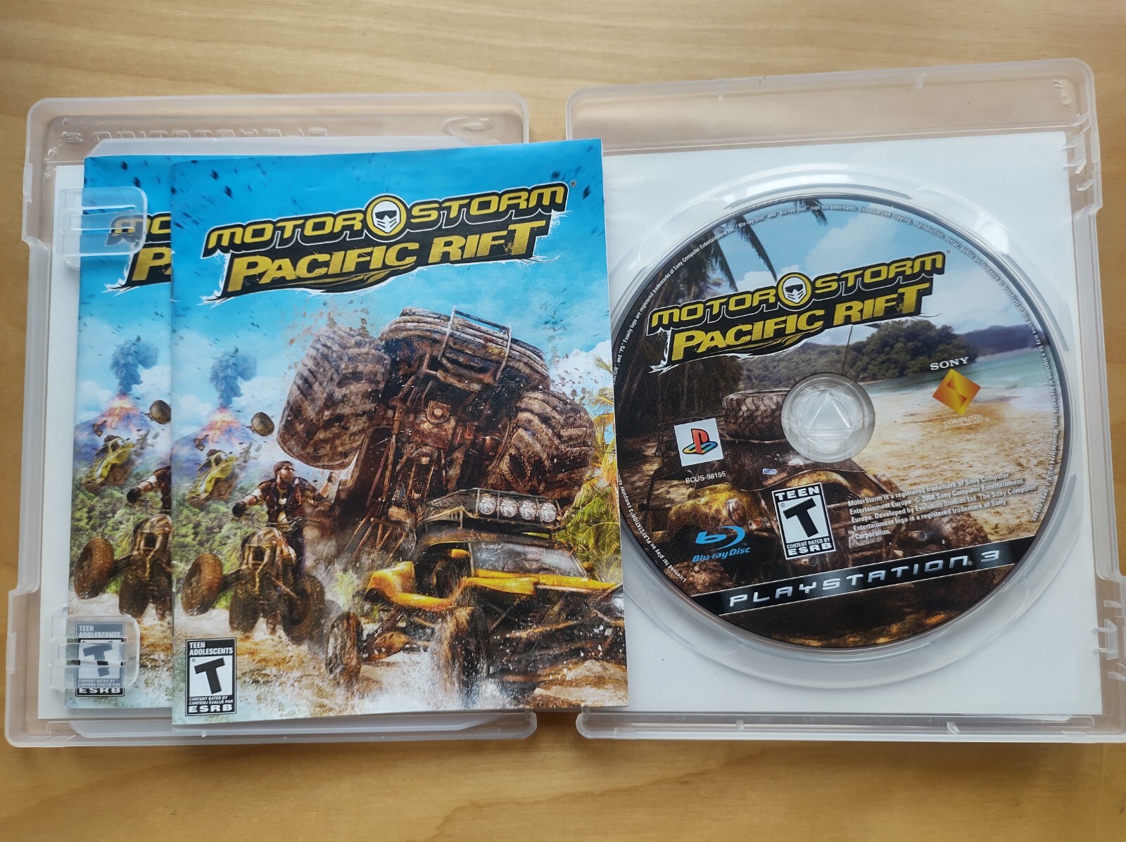 Lot Of 2 MotorStorm Games Apocalypse & Pacific Rift (PlayStation 3 PS3