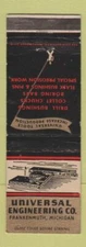 Matchbook Cover - Universal Engineering Frankenmuth MI