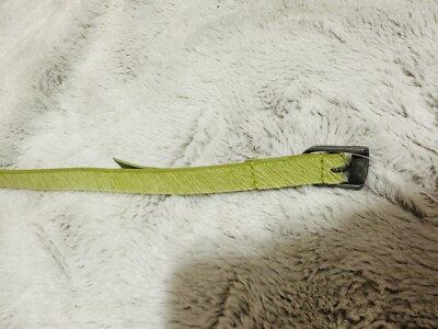 Free People Concrete Jungle Skinny Belt Green Size L/XL Nwot  display picture 2