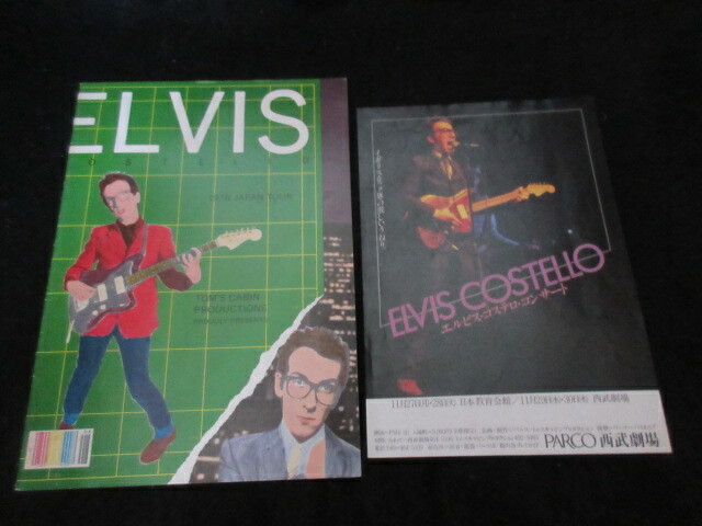 ELVIS COSTELLO 1978 JAPAN TOUR パンフレット ELVIS COSTELLO 1978
