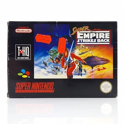 Super Nintendo Spiel : Super Star Wars The Empire Strikes Back - SNES OVP PAL - Bild 1 von 4