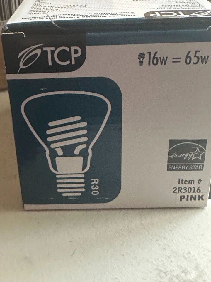 TCP 2R3016P SPIRAL 16WATT=65W R30 PINK - Image 3 of 4