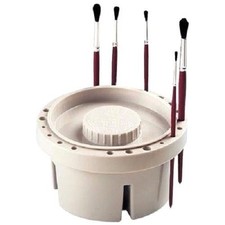 Jakar Artist Paint Brush Tub Holder Bath Round Storage + Lid Washer Cleaner Pot