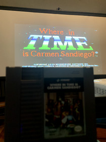 Where in Time is Carmen Sandiego? (NES, 1991) [tested May 2024, still works]