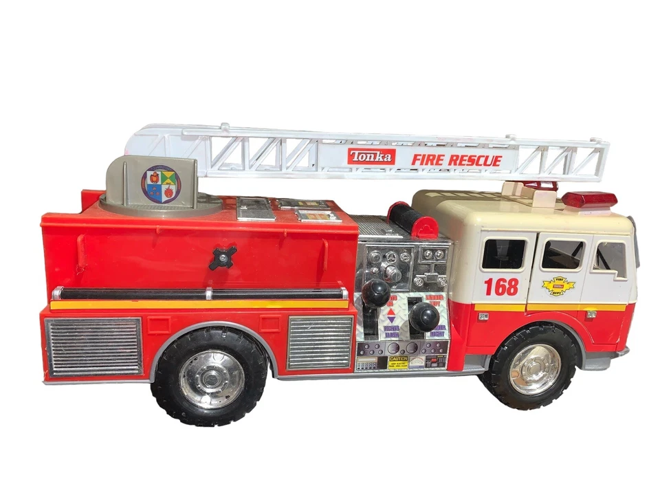 Tonka Fire Rescue 168 Funrise 05329 Battery Operated 2004 Toy Fire Truck Vehicle - Image 4 of 4