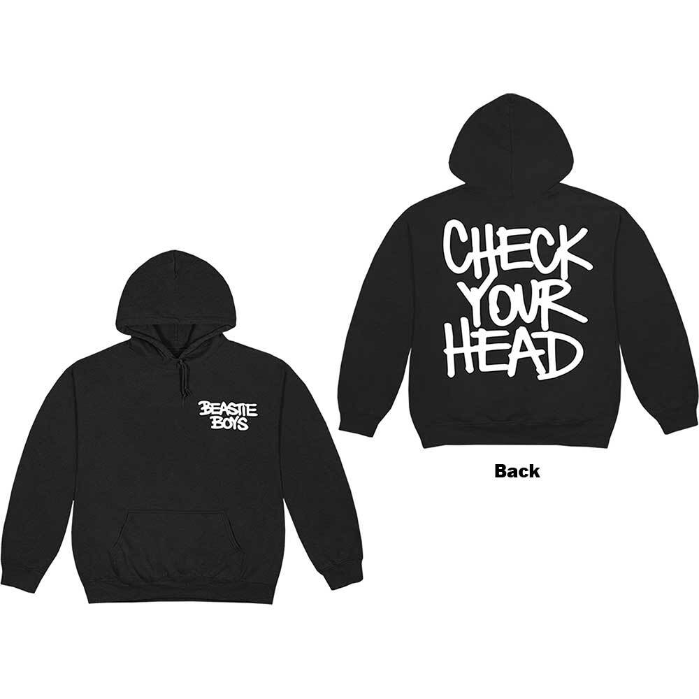 Abbigliamento Beastie Boys (The): Check Your Head Black (Back Print) (Felpa Con