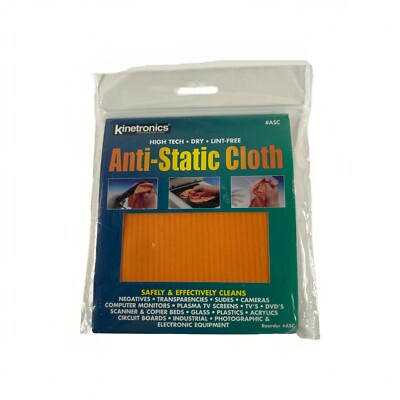 Kinetronics Soft Microfiber Anti-Static Cloth - 10 x 18'' (250 x 450mm)