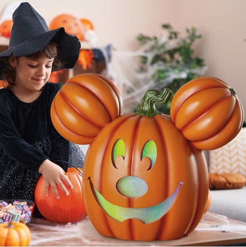 Disney Mickey Pumpkin Light Up Jack O Lantern Costco 2024 In Hand Out ...