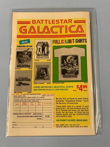 RARE FIND - Marvel Comics Battlestar Galactica Issue #3 May 1979 - Unread - Picture 2 of 3
