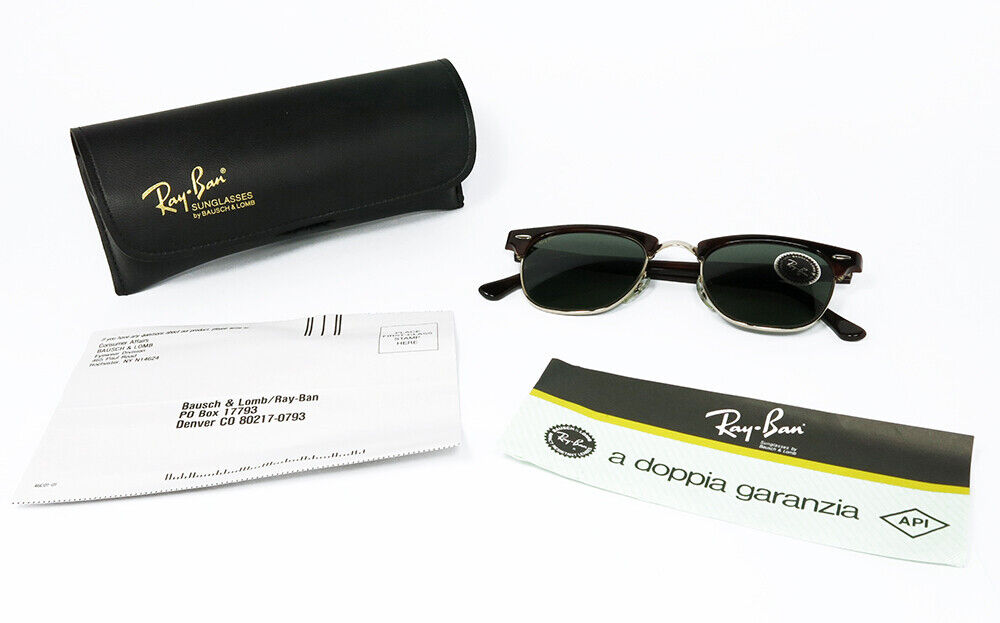 NOS VINTAGE SUNGLASSES RAY BAN CLUBMASTER WO366 BAUSCH LOMB NOS VINTAGE SUNGLASSES RAY BAN CLUBMASTER WO366 BAUSCH LOMB