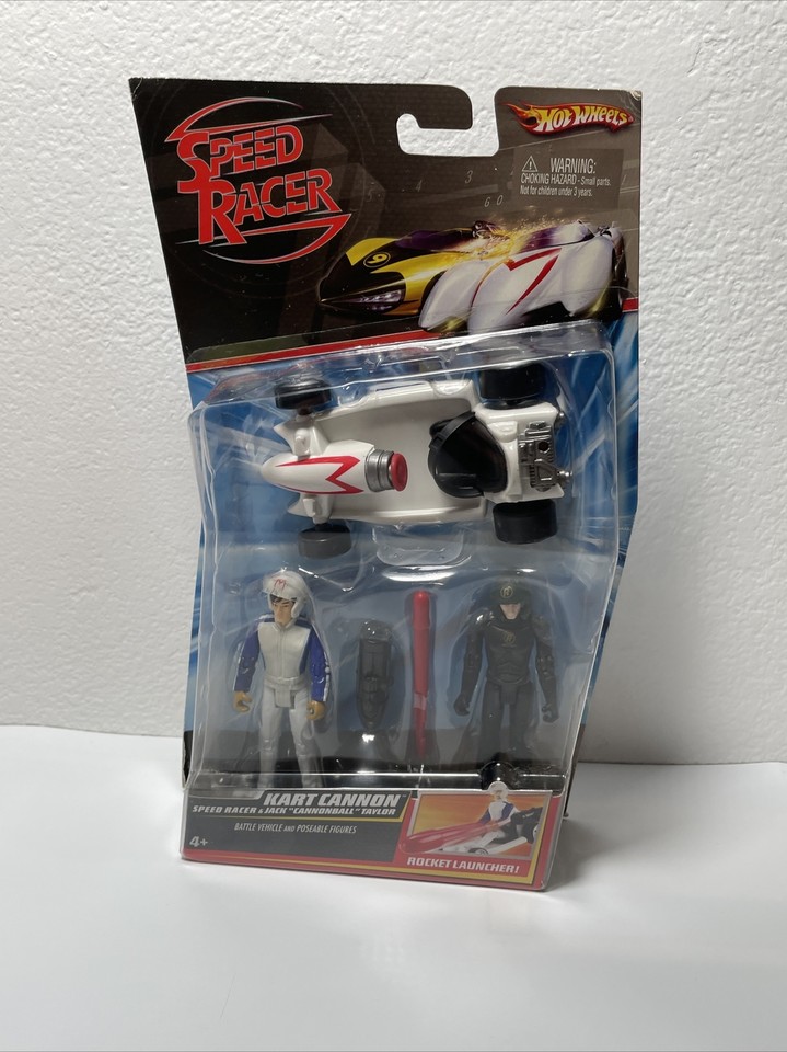 RARE Hot Wheels Speed Racer Jack “Cannonball” Taylor Rocket Launcher ...