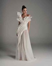 A-line Attractive Sleeveless Evening Dresses Floor Length Celebrity Gowns