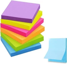 Post It Notes Pop-up, Sticky Notes, 3x3 Inches, 9 Pads, Bright Colors Self-st...