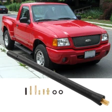 7''/23cm Short Black Antenna Mast Rod Radio AM/FM For FORD RANGER 1983-2011