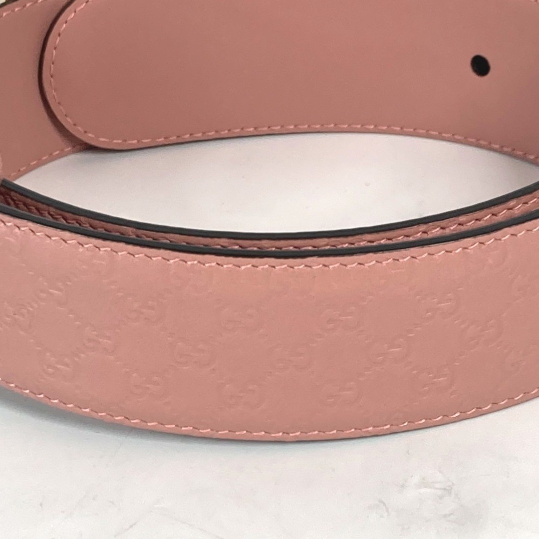 Gucci Micro Shima Gg 281548 Belt Leather Pink | eBay