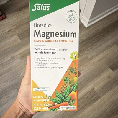Salus Floradix Magnesium Liquid Mineral Formula 8.5 fl oz Gluten-Free