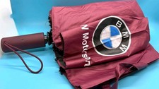 BMW MOTORSPORT PREMIEM UMBRELLA WINDPROOF 16 SPOKE WEATHERPROOF AUTOMATIC