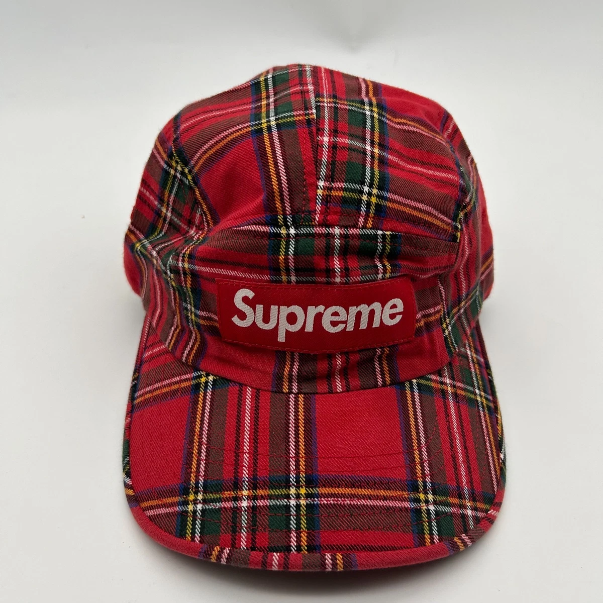 Supreme Plaid Camp Cap for sale - eBay