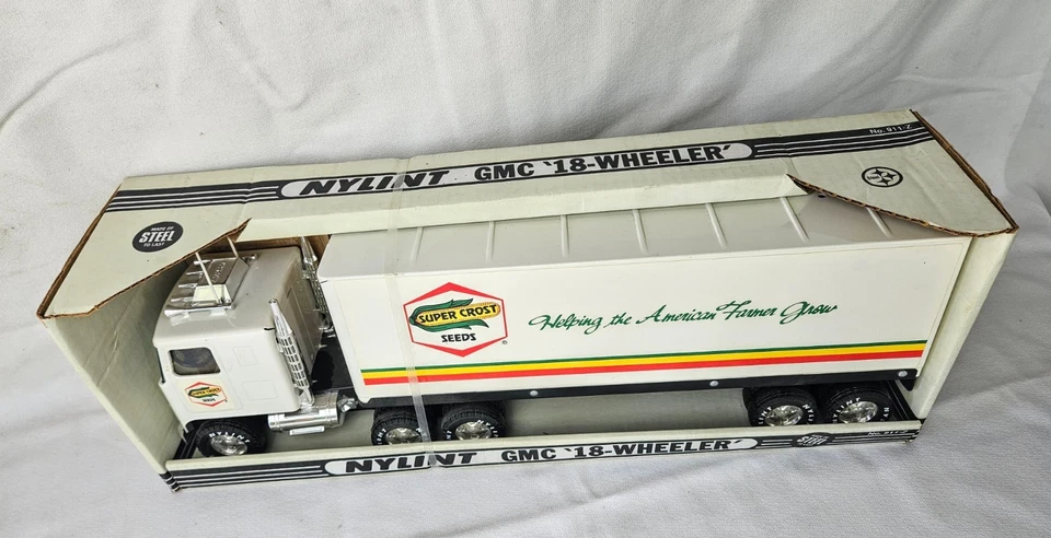 Semi camión Nylint GMC cabina de 18 ruedas sobre semillas súper crost raras agricultor americano Foto 2 de 4